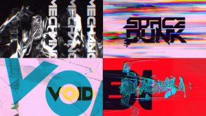 Videohive Space Punk Title Opener Titles template preview