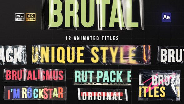 Videohive Daring Text Titles Titles template preview