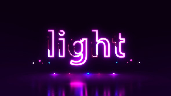 Videohive Neon Logo | Titles Logo Stings template preview