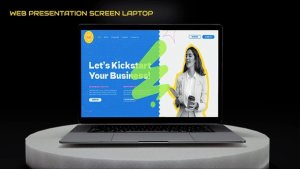 Videohive Web Presentation Screen Laptop Product Promo template preview