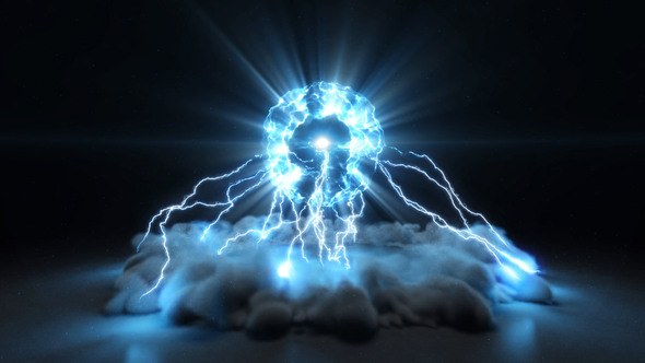 Videohive Lightning Burst Logo Logo Stings template preview