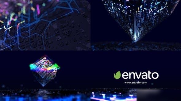 Videohive Cube Digital Logo Reveal 27078296 Logo Stings template preview