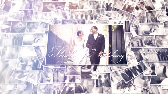 Wedding Album Video Displays template preview