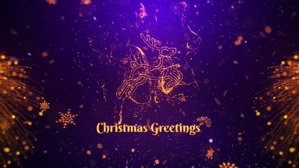 Videohive Christmas Greetings 29368227 Titles template preview