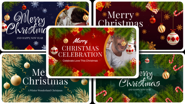Videohive Intro Christmas Text Opener Openers template preview