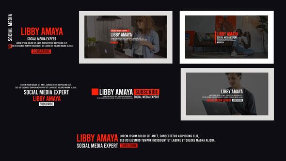 Videohive Modern Lower Thirds 51381354 Elements template preview
