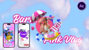Videohive Pink Show Opener Broadcast-packages template preview
