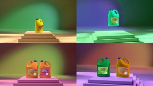 Videohive Dishwashing liquid bottle mockup Product Promo template preview