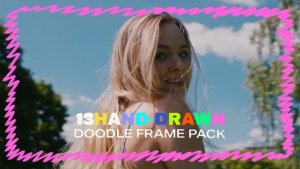 Videohive Hand Drawn Sketch Doodle Frames Pack Elements template preview