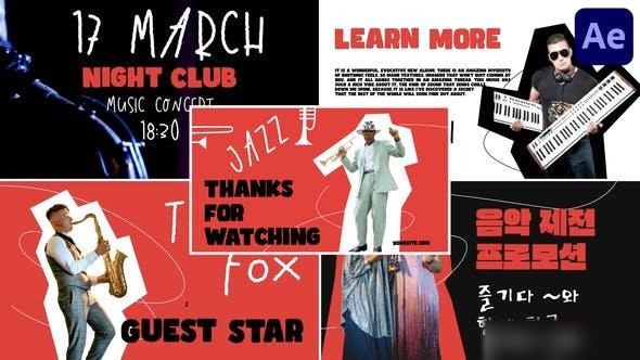 Videohive Jazz Promo for After Effects 52528874 Openers template preview