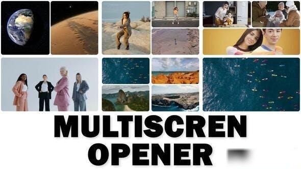 Videohive Multiscreen Slideshow | Split Screen Openers template preview