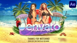 Videohive Summer Party for After Effects Logo Stings template preview