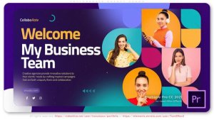 Collaborate Agency Promo Premiere Pro template preview