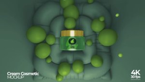 Videohive Cream Cosmetic Product Mockup Product Promo template preview
