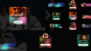 Lower Thirds Holographic Abstract After Effect Elements template preview