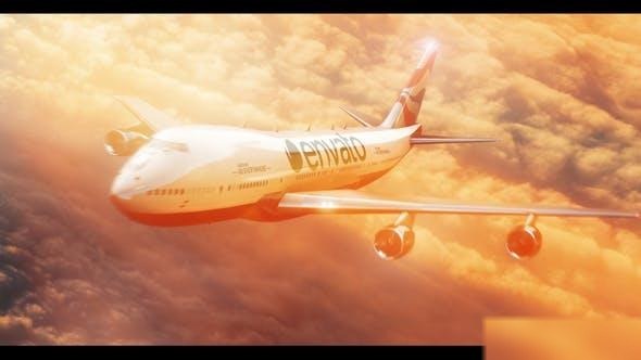 Videohive Airplane Flight Sky Business Travel Logo Logo Stings template preview
