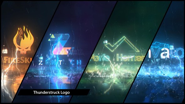 Videohive Thunder Impact Logo Logo Stings template preview