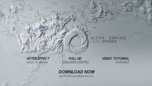 Videohive Glitch Surface Logo Opener l Surface Distortion Logo l Surface Emboss Logo Opener Logo Stings template preview