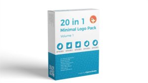 Minimal Logo Pack (20 in 1) Video Displays template preview