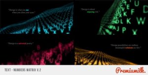 Text Matrix Video Displays template preview