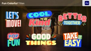 Videohive Fun & Colorful Titles Titles template preview