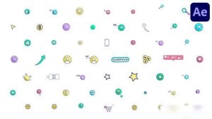Videohive UI Icons Pack for After Effects Openers template preview