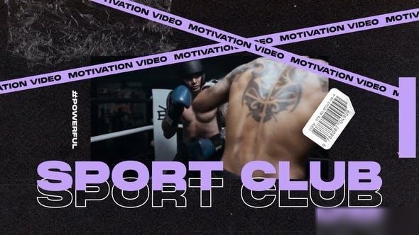 Videohive Sports Typographic Promo Openers template preview