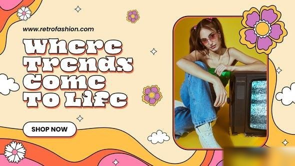 Videohive Retro Fashion Slideshow Promo Openers template preview