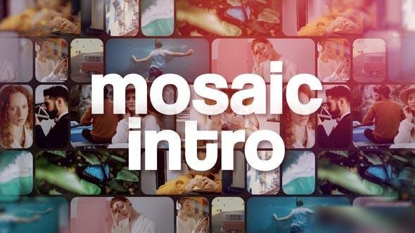 Videohive Mosaic Multi Photo Intro Openers template preview