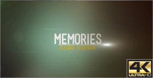 Videohive Memories Elegant Slideshow Video Displays template preview
