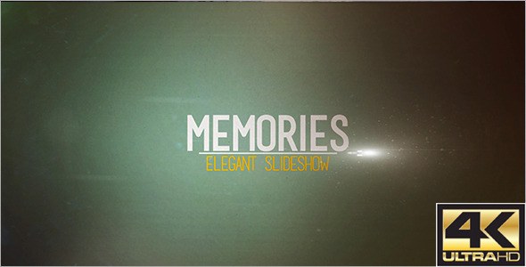 Videohive Memories Elegant Slideshow Video Displays template preview