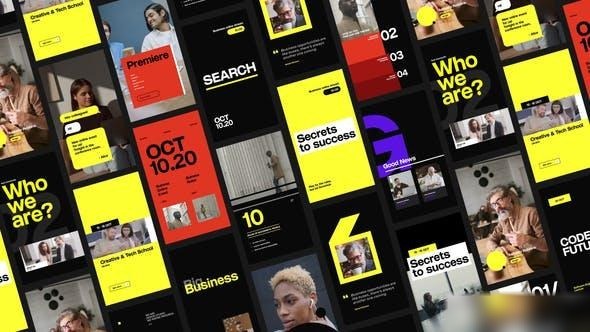 Videohive Corporate Stories Pack Openers template preview