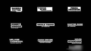 Videohive RGB Lower Thirds | After Effects Titles template preview
