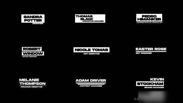 Videohive RGB Lower Thirds | After Effects Titles template preview
