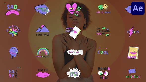 Videohive Creative Acid Titles for After Effects Titles template preview