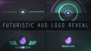 Videohive Futuristic Hud Intro Logo Stings template preview