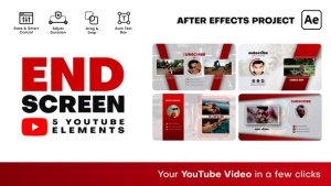 Videohive YouTube End Screens 37997103 Broadcast-packages template preview