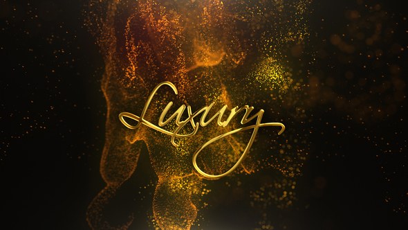 Videohive Bright Particles Flow Logo Reveal Logo Stings template preview