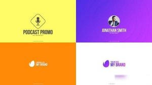 Videohive Promo End Screens Logo Stings template preview