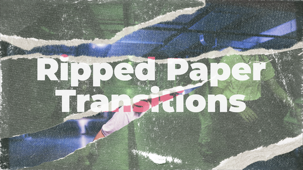 Videohive Ripped Paper Transitions 51800103 Elements template preview