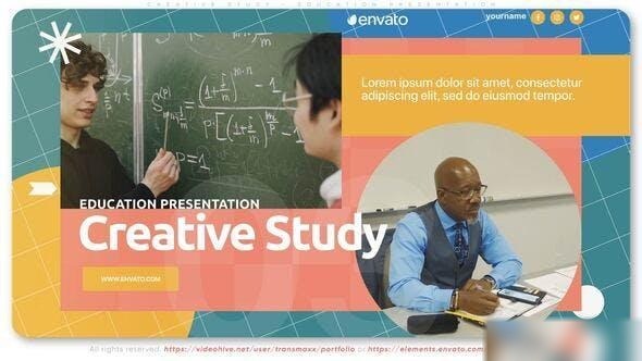 Videohive Creative Study - Education Presentation Openers template preview