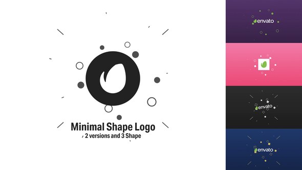Videohive Minimal Shape Logo Logo Stings template preview