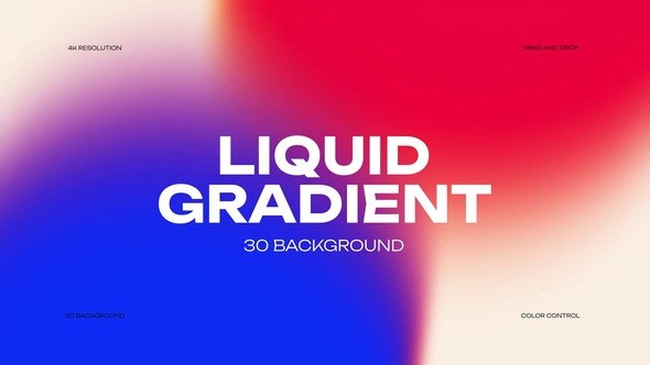 Videohive Liquid Gradient Background Elements template preview
