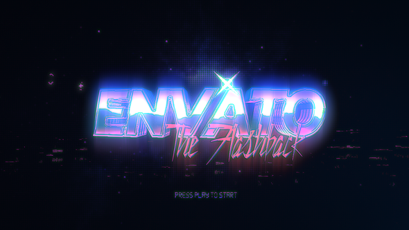 Videohive Retro Logo Opener Logo Stings template preview