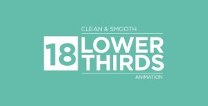 Lower Thirds Video Displays template preview