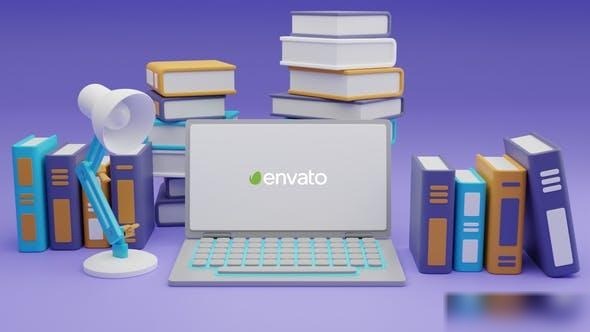 Videohive Education Logo Logo Stings template preview