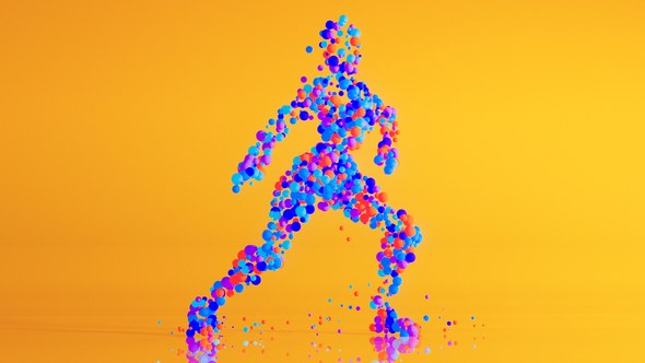 Videohive Colorful Dance Animation Logo Stings template preview