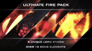 Videohive Ultimate Fire Reveal Pack Logo Stings template preview