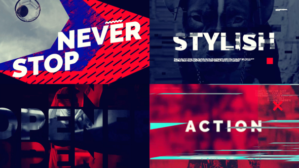 Videohive Dynamic Action for After Effects Openers template preview