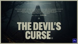 Horror Cinematic Titles | MOGRT Premiere Pro template preview